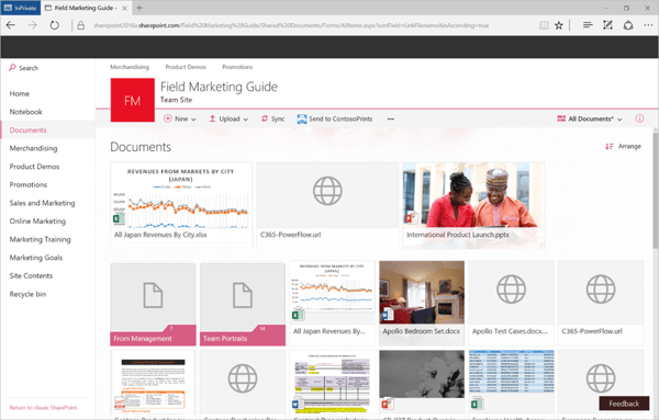 New document library UX in SharePoint Online